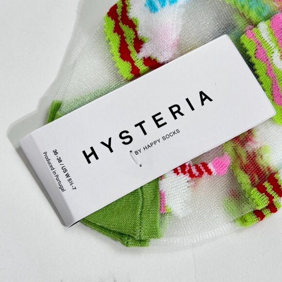 Happy Socks Hysteria Cake With Candles Sheer Women Grace Ankle Socks - Picture 3 of 4